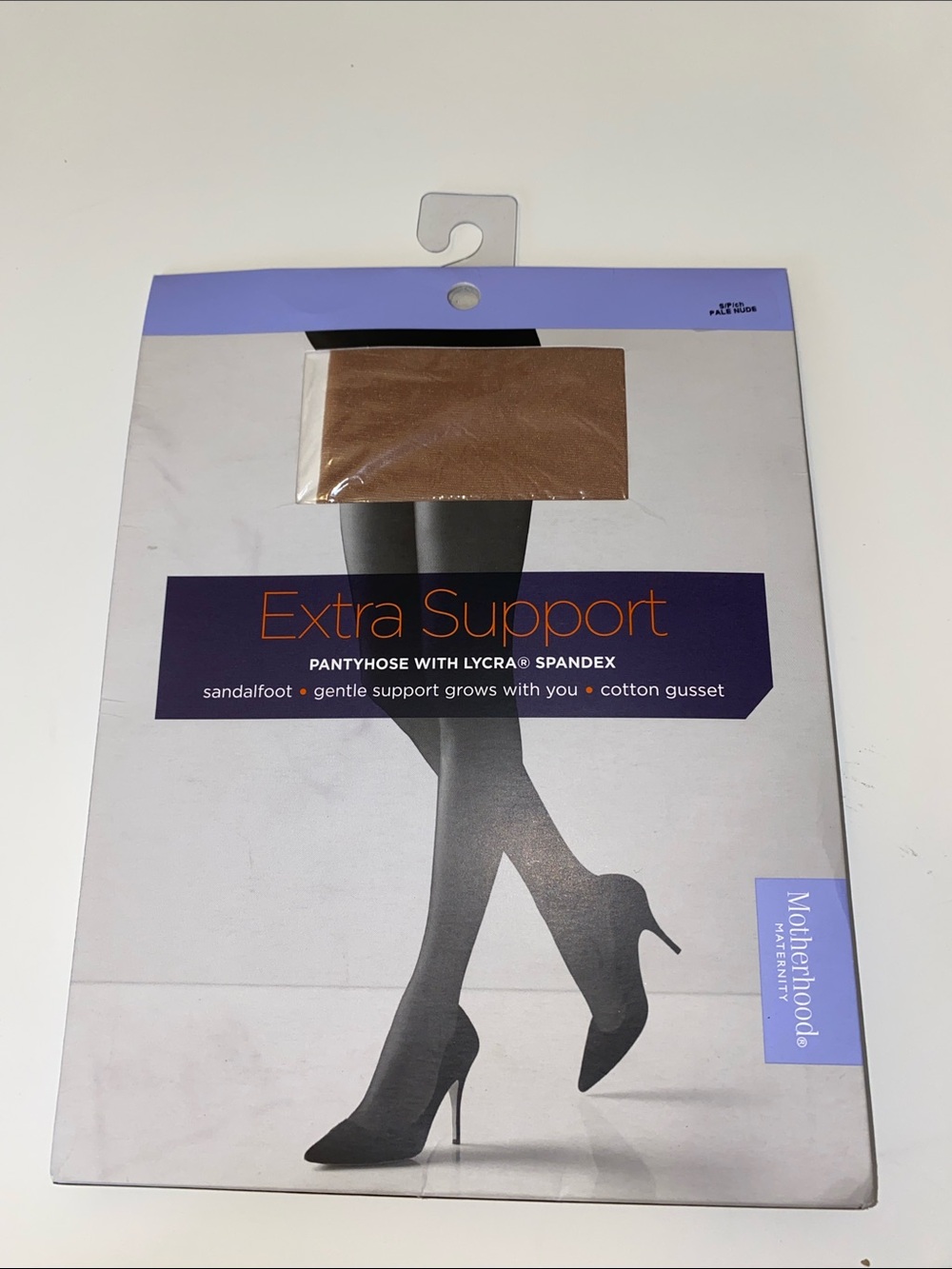 Motherhood Maternity Extra Support Pantyhose PALE NUDE Small